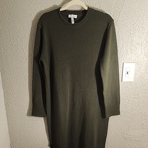 Jessica Simpson Olive Green Sweater Dress